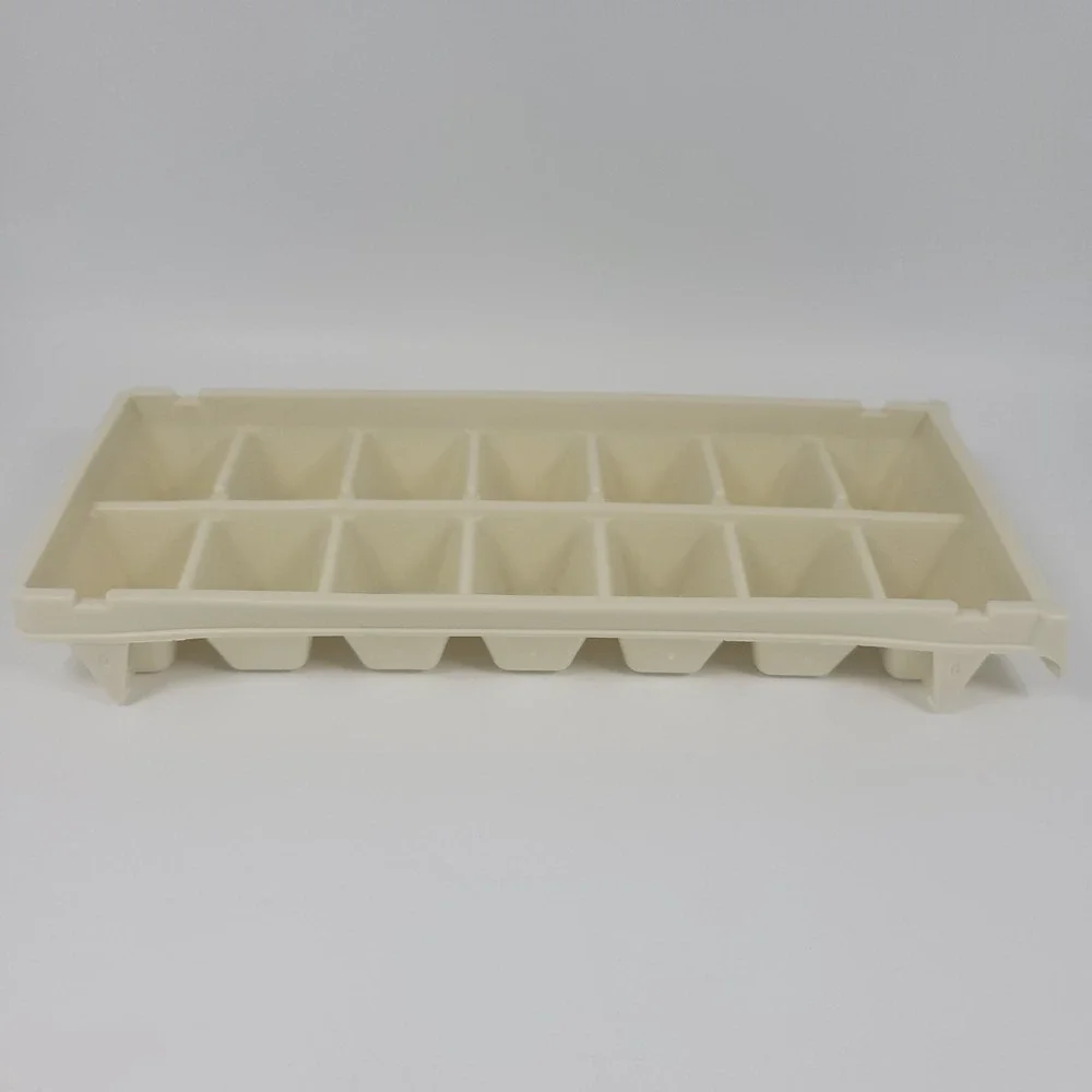 VTG Cubes Ice Cube Tray Off White Stackable Easy‎ Release MCM 70s 80s